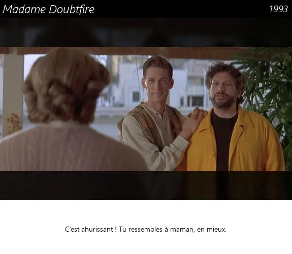 Vignette : Madame Doubtfire